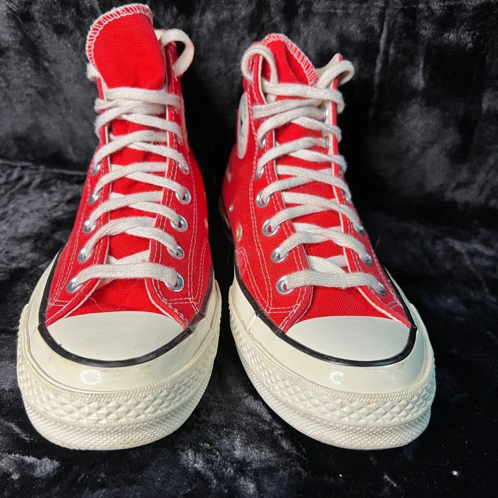 Converse Chuck 70 High 171117C Unisex M7.5/W9.5 Shoe Red Valentine's Day Sneaker - Picture 3 of 6